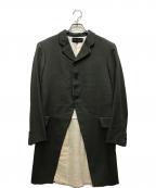 COMME des GARCONSコムデギャルソン）の古着「燕尾ロングジャケット」｜オリーブ