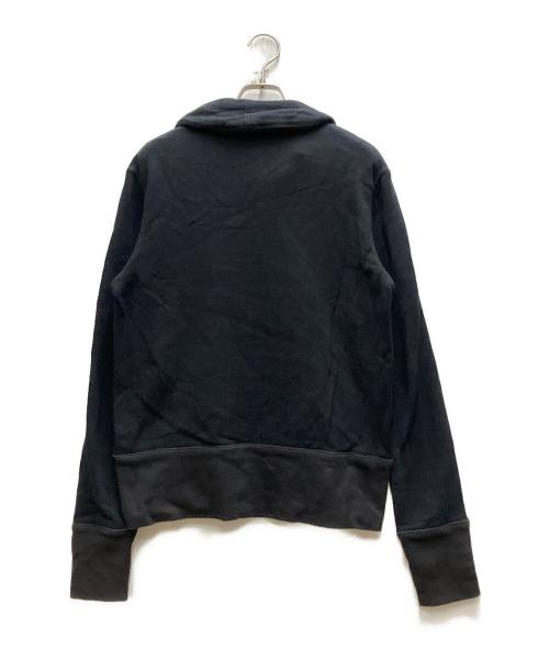 HELMUT LANG（ヘルムートラング）HELMUT LANG (ヘルムートラング) スタンドカラースウェット ブラック サイズ:XSの古着・服飾アイテム