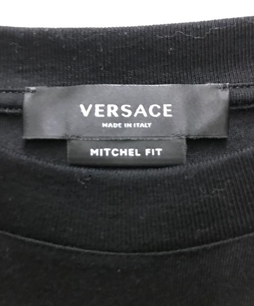 VERSACE（ヴェルサーチェ）VERSACE (ヴェルサーチェ) メデューサルネッサンスモチーフTシャツ ブラック サイズ:Sの古着・服飾アイテム
