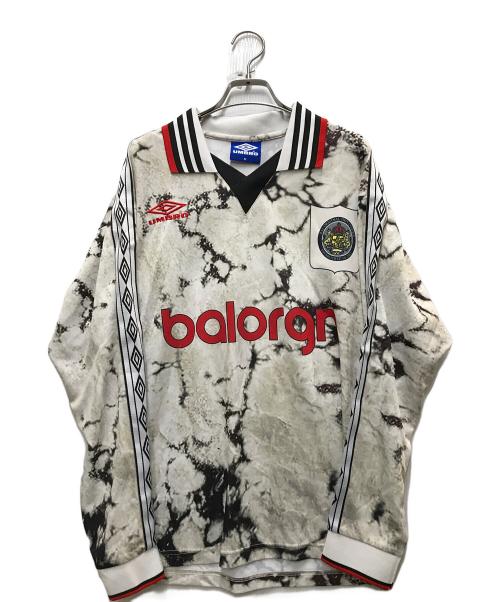 UMBRO（アンブロ）UMBRO (アンブロ) BAL (バル) LS SOCCER JERSEY ホワイト サイズ:Mの古着・服飾アイテム