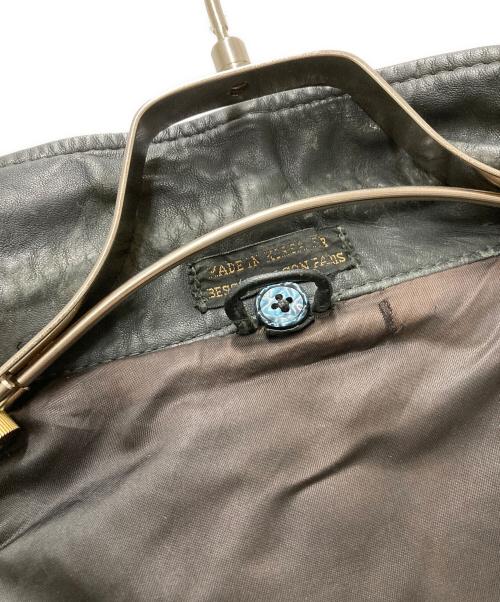 French Army（フランス軍）French Army (フランス軍) 70’sレザーフライトジャケット ブラック サイズ:不明の古着・服飾アイテム