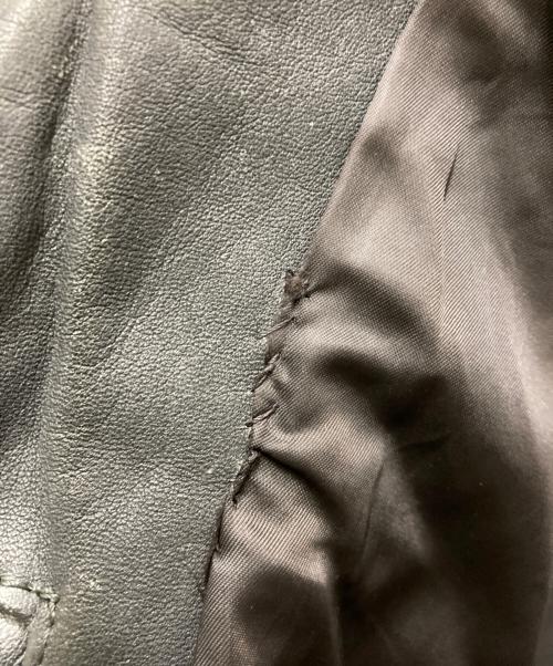 French Army（フランス軍）French Army (フランス軍) 70’sレザーフライトジャケット ブラック サイズ:不明の古着・服飾アイテム