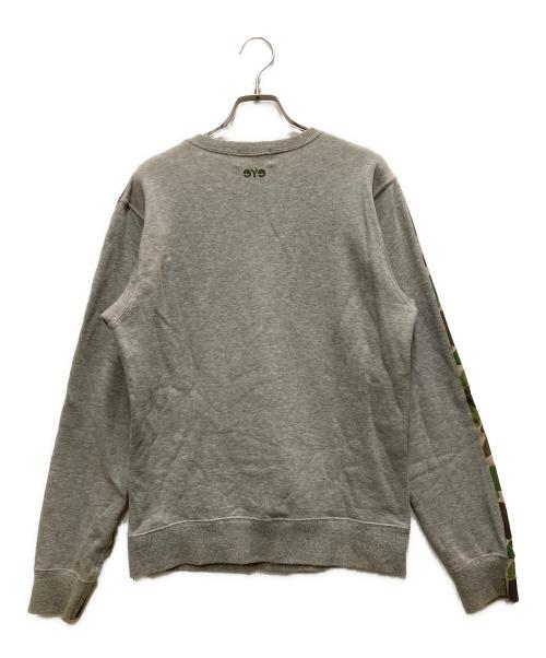 eYe COMME des GARCONS JUNYAWATANABE MAN（アイ コム デ ギャルソン ジュンヤ ワタナベ マン）eYe COMME des GARCONS JUNYAWATANABE MAN (アイ コム デ ギャルソン ジュンヤ ワタナベ マン) ドッキングスウェット グレー×カーキ サイズ:Sの古着・服飾アイテム