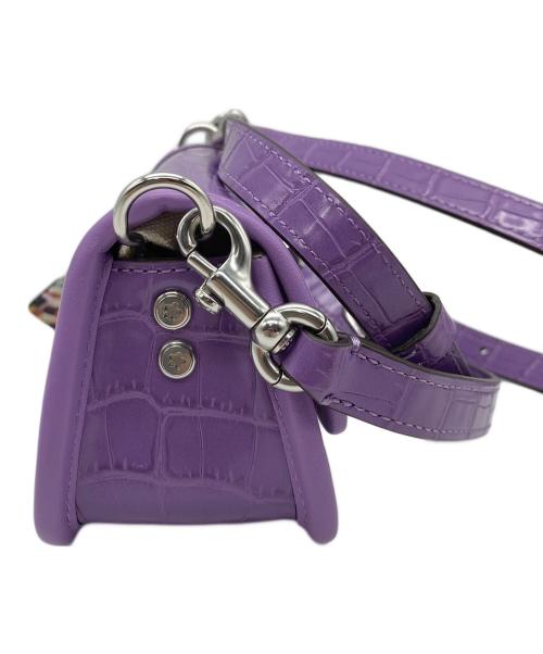 Coachtopia（コーチトピア）Coachtopia (コーチトピア) Mini Wavy Dinky Bag With Crossbody Strap パープルの古着・服飾アイテム