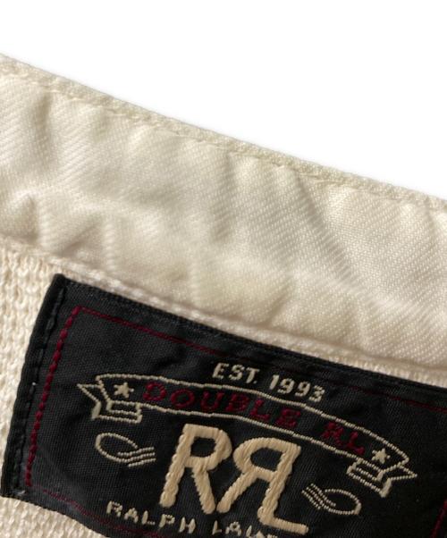 RRL（ダブルアールエル）RRL (ダブルアールエル) ヘンリーネック長袖カットソー ホワイト サイズ:XSの古着・服飾アイテム