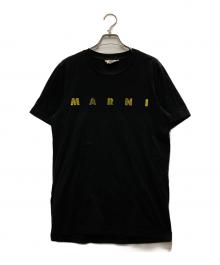 MARNI（マルニ）の古着「ロゴプリントTシャツ」｜ブラック