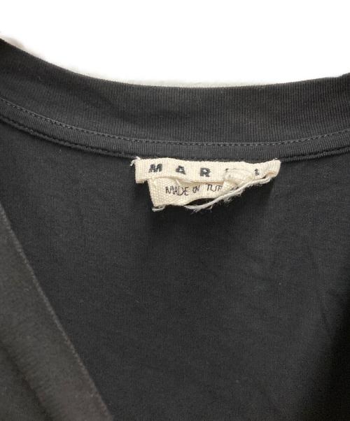 MARNI（マルニ）MARNI (マルニ) ロゴプリントTシャツ ブラック サイズ:46の古着・服飾アイテム
