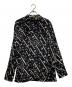 BALENCIAGA（バレンシアガ）の古着「シルク混総柄シャツ」｜ネイビー