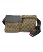 GUCCIグッチ）の古着「ウエストポーチ」｜ブラウン