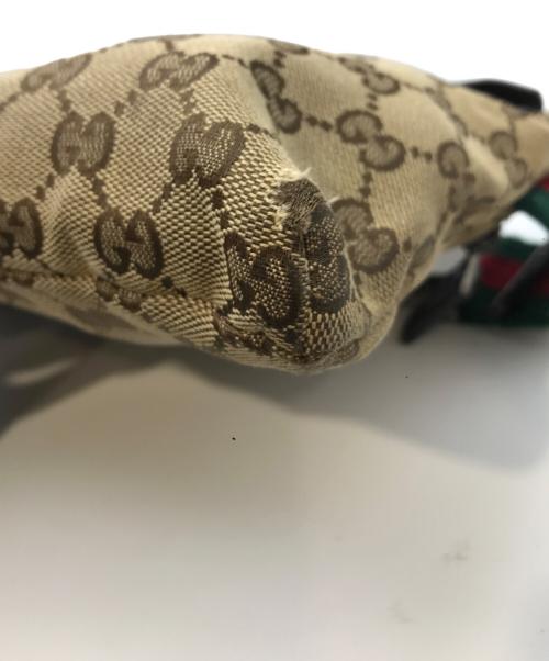GUCCI（グッチ）GUCCI (グッチ) ウエストポーチ ブラウンの古着・服飾アイテム