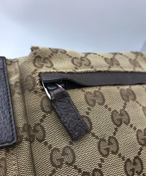 GUCCI（グッチ）GUCCI (グッチ) ウエストポーチ ブラウンの古着・服飾アイテム