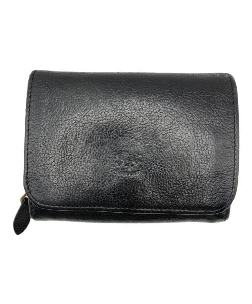 IL BISONTE（イル ビゾンテ）IL BISONTE (イル ビゾンテ) 2つ折り財布 ブラックの古着・服飾アイテム