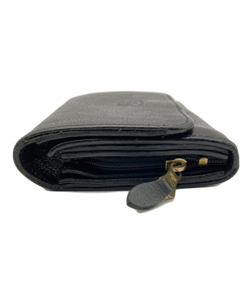 IL BISONTE（イル ビゾンテ）IL BISONTE (イル ビゾンテ) 2つ折り財布 ブラックの古着・服飾アイテム