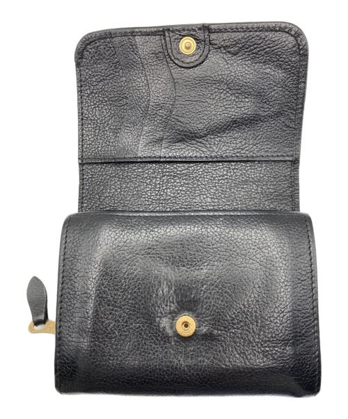IL BISONTE（イル ビゾンテ）IL BISONTE (イル ビゾンテ) 2つ折り財布 ブラックの古着・服飾アイテム