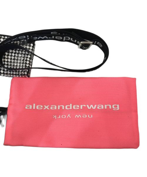 ALEXANDER WANG（アレキサンダー・ワン）ALEXANDER WANG (アレキサンダー・ワン) ネックストラップ付マルチポーチ ピンク×ブラックの古着・服飾アイテム
