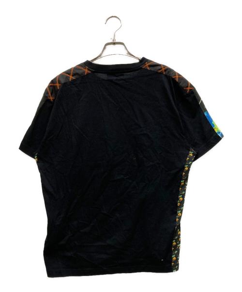 PRADA（プラダ）PRADA (プラダ) レーダー柄 ナイロンTシャツ ブラック×マルチカラー サイズ:Sの古着・服飾アイテム