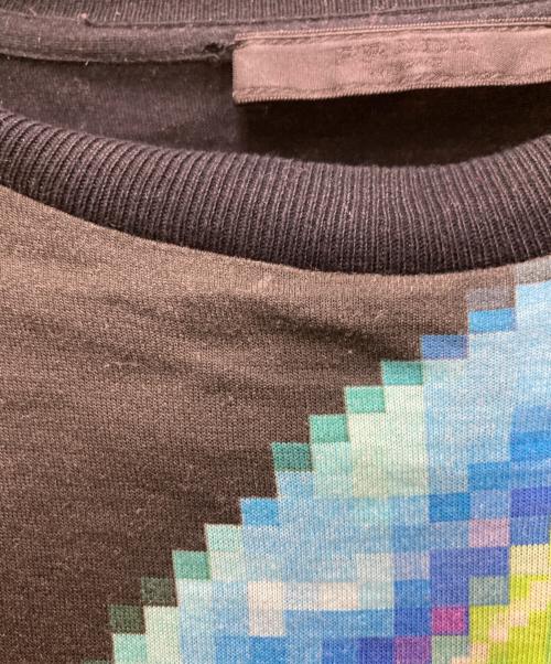 PRADA（プラダ）PRADA (プラダ) レーダー柄 ナイロンTシャツ ブラック×マルチカラー サイズ:Sの古着・服飾アイテム