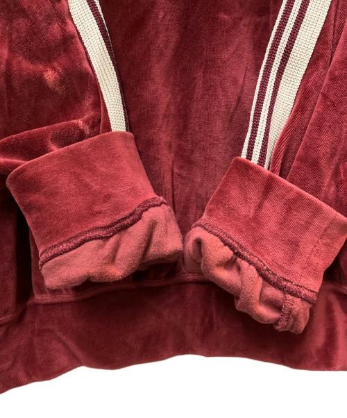 Needles（ニードルズ）Needles (ニードルズ) VELOUR TRACK CREW NECK SHIRT レッド サイズ:Mの古着・服飾アイテム