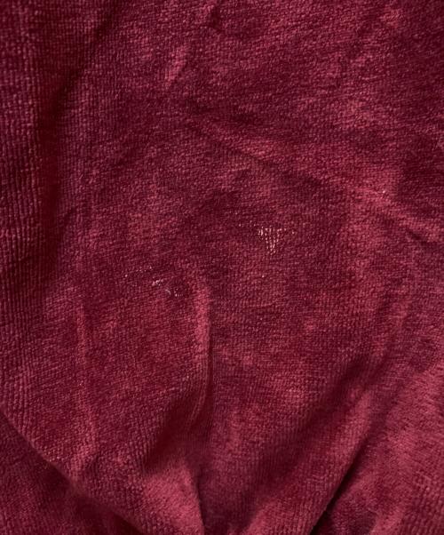 Needles（ニードルズ）Needles (ニードルズ) VELOUR TRACK CREW NECK SHIRT レッド サイズ:Mの古着・服飾アイテム