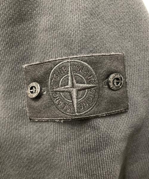 STONE ISLAND（ストーンアイランド）STONE ISLAND (ストーンアイランド) HEAVY ORGANIC COTTON FLEECE S.I. GHOST ブラック サイズ:Mの古着・服飾アイテム