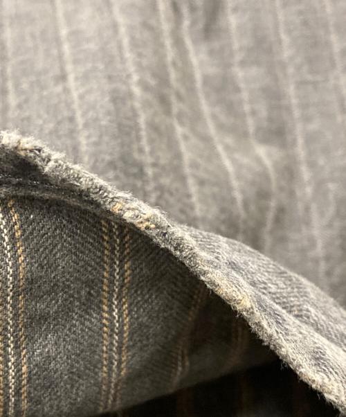 OUR LEGACY（アワーレガシー）OUR LEGACY (アワーレガシー) VAST CUT Torino Stripe ワイドデニム グレー サイズ:50の古着・服飾アイテム