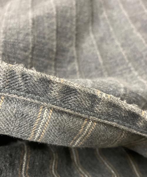 OUR LEGACY（アワーレガシー）OUR LEGACY (アワーレガシー) VAST CUT Torino Stripe ワイドデニム グレー サイズ:50の古着・服飾アイテム