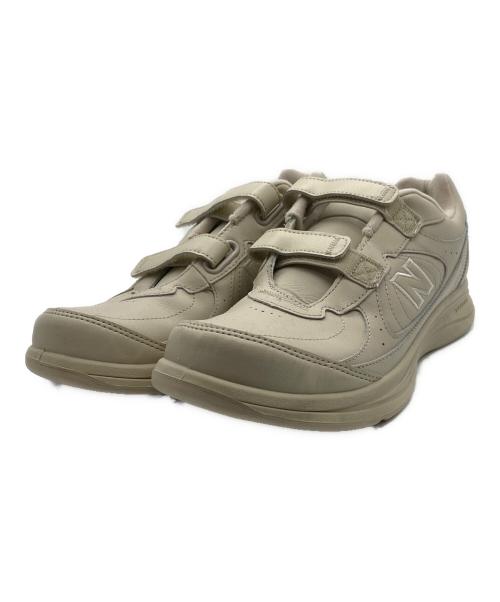 NEW BALANCE（ニューバランス）NEW BALANCE (ニューバランス) ベルクロ ダッドシューズ ベージュ サイズ:US 9の古着・服飾アイテム