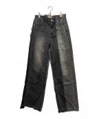 Ameri VINTAGEアメリヴィンテージ）の古着「NEON STITCH REMAKE DENIM」｜グレー
