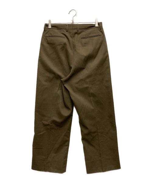 NEAT（ニート）NEAT (ニート) 2タックパンツ オリーブ サイズ:46の古着・服飾アイテム