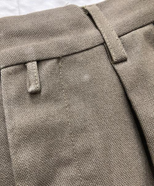 NEAT（ニート）NEAT (ニート) 2タックパンツ オリーブ サイズ:46の古着・服飾アイテム