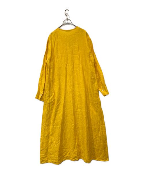 JOHNBULL（ジョンブル）Johnbull (ジョンブル) リネンワンピース イエロー サイズ:FREEの古着・服飾アイテム