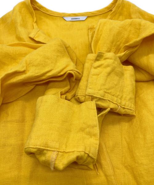JOHNBULL（ジョンブル）Johnbull (ジョンブル) リネンワンピース イエロー サイズ:FREEの古着・服飾アイテム