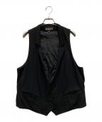 ANN DEMEULEMEESTERアンドゥムルメステール）の古着「ウールジレ」｜ブラック