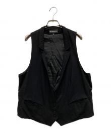 ANN DEMEULEMEESTER（アンドゥムルメステール）の古着「ウールジレ」｜ブラック