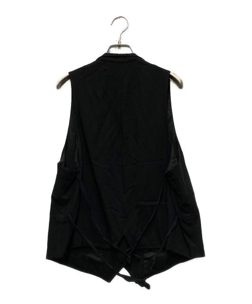 ANN DEMEULEMEESTER（アンドゥムルメステール）ANN DEMEULEMEESTER (アンドゥムルメステール) ウールジレ ブラック サイズ:38の古着・服飾アイテム