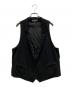 ANN DEMEULEMEESTER（アンドゥムルメステール）の古着「ウールジレ」｜ブラック