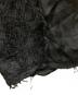 中古・古着 COMME des GARCONS HOMME PLUS (コムデギャルソンオムプリュス) ジャガードフリンジテーパードパンツ ブラック サイズ:S：18000円