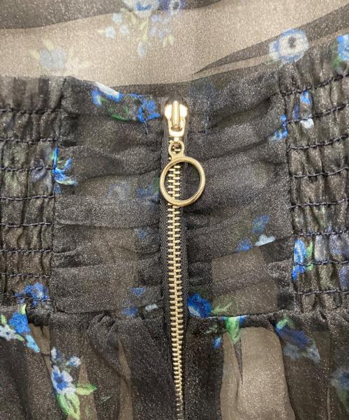 POPPY（ポピー）POPPY (ポピー) シアーキャミソールワンピース ネイビー サイズ:Sの古着・服飾アイテム