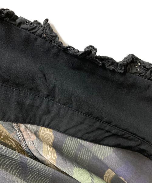 &ellecy（アンドエルシー）&ellecy (アンドエルシー) 23SS 猫貴族チェックシャツ ブラック サイズ:Mの古着・服飾アイテム