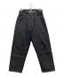 gold（ゴールド）の古着「RECYCLED WASTE SUVIN COTTON YARN 14oz. DENIM 5POCKET WIDE PANTS」｜インディゴ