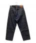gold (ゴールド) RECYCLED WASTE SUVIN COTTON YARN 14oz. DENIM 5POCKET WIDE PANTS インディゴ サイズ:M：22000円