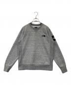THE NORTH FACEザ ノース フェイス）の古着「トレーナー スクエアロゴクルー NT11954」｜グレー