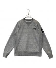 THE NORTH FACE（ザ ノース フェイス）の古着「トレーナー スクエアロゴクルー NT11954」｜グレー