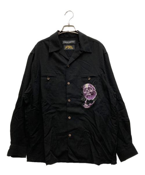 WACKO MARIA（ワコマリア）WACKO MARIA (ワコマリア) 50'S SHIRT L/S ( TYPE-5 ) ブラック サイズ:Mの古着・服飾アイテム