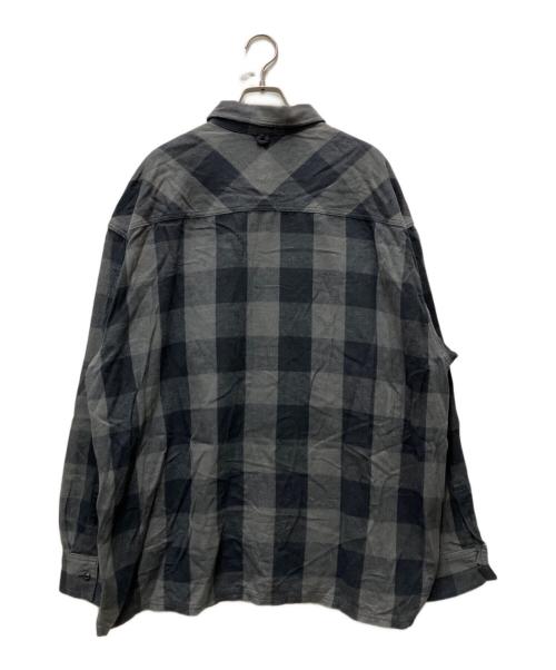 NEIGHBORHOOD（ネイバーフッド）NEIGHBORHOOD (ネイバーフッド) BUFFALO CHECK SHIRT LS グレー サイズ:XLの古着・服飾アイテム