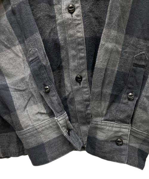 NEIGHBORHOOD（ネイバーフッド）NEIGHBORHOOD (ネイバーフッド) BUFFALO CHECK SHIRT LS グレー サイズ:XLの古着・服飾アイテム