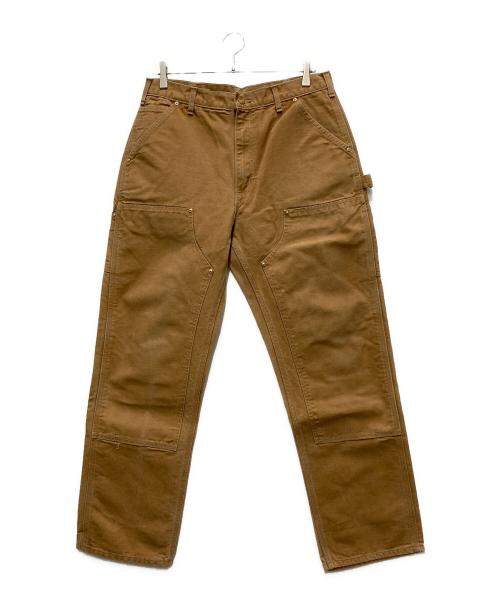 CarHartt（カーハート）CarHartt (カーハート) ダブルニーペインターパンツ ブラウン サイズ:86cm (W34)の古着・服飾アイテム