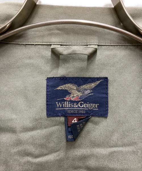 Willis&Geiger（ウィリスアンドガイガー）willis&geiger (ウィリスアンドガイガー) サファリジャケット カーキ サイズ:40の古着・服飾アイテム