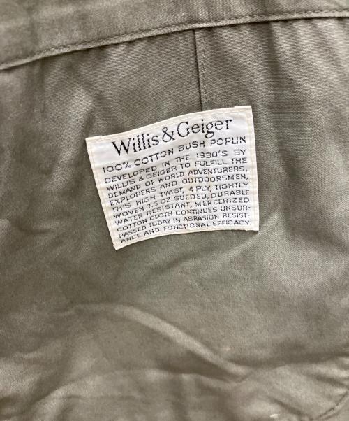Willis&Geiger（ウィリスアンドガイガー）willis&geiger (ウィリスアンドガイガー) サファリジャケット カーキ サイズ:40の古着・服飾アイテム