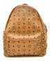 MCM（エムシーエム）の古着「スタッズバックパック」｜ブラウン